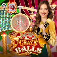 Crazy Balls slot visual from Evolution available on vavadapl.net